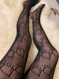 CD fishnet pantyhose