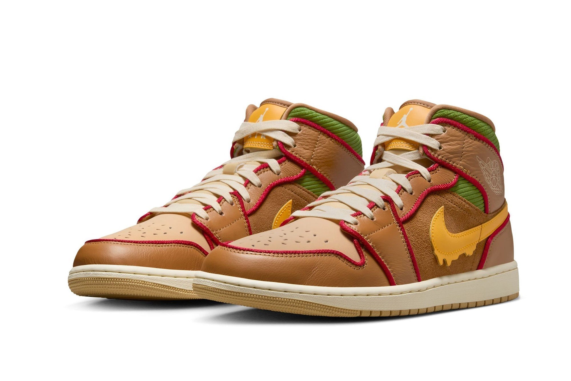 Jordan 1 Mid SE 'Cheeseburger'